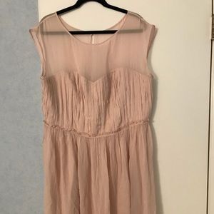 Boden Blush Chiffon - Soft Pleats -Party Dress